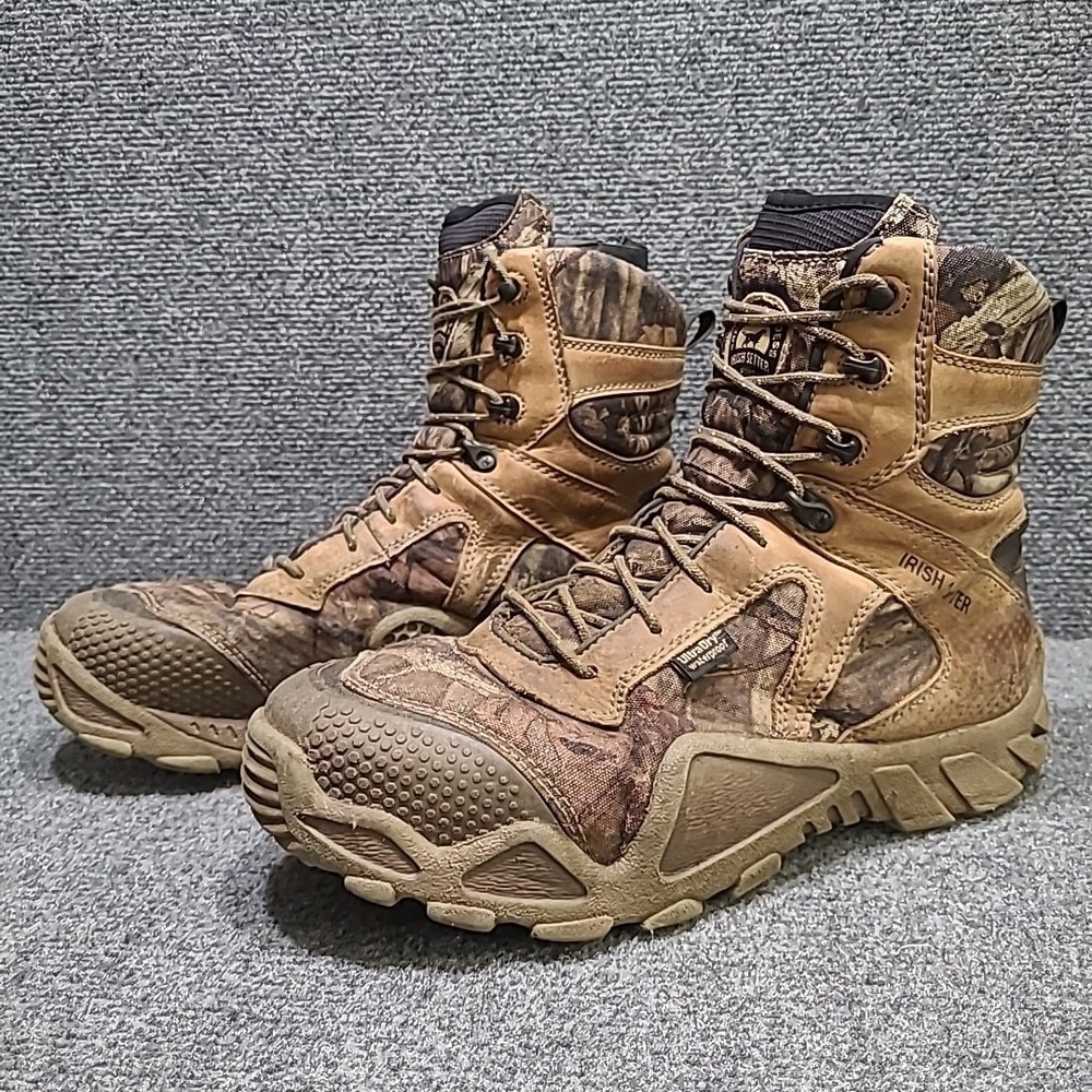 IRISH SETTER Mens Camo Print ScentBan Boots 2868 US Size 12 - Picture 2 of 16